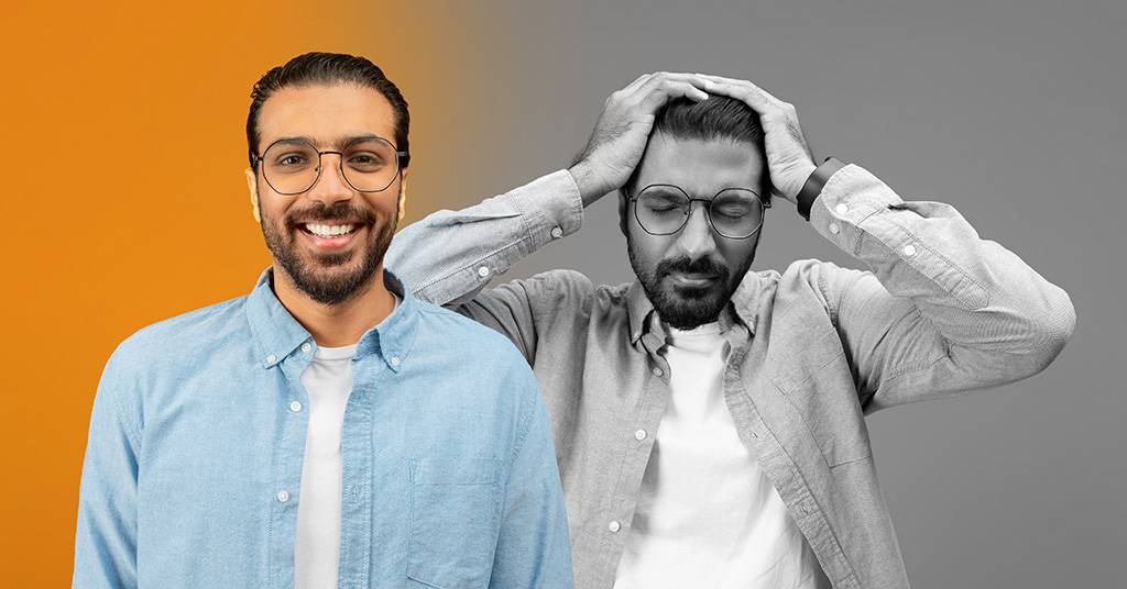 Showing bipolar disorder in persons which affects on mental wellbeing