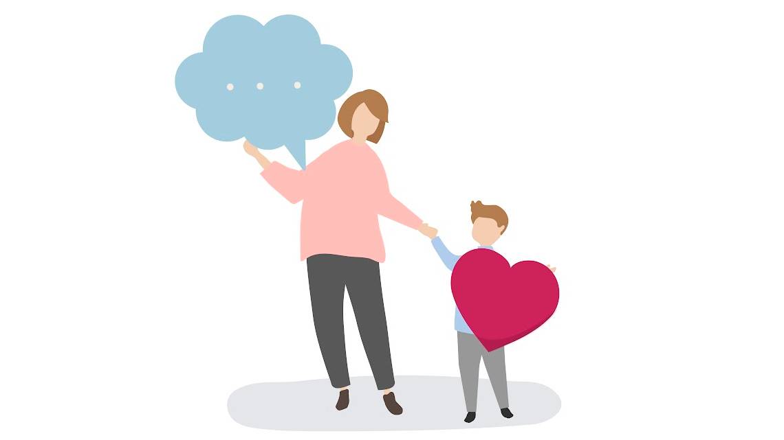 Parents practicing mindfulness with their children in a peaceful setting